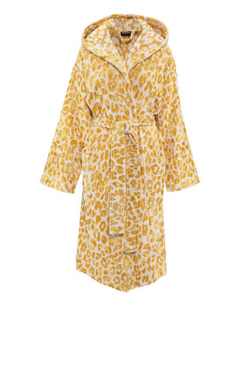 Snow Leopard Hooded Bathrobe